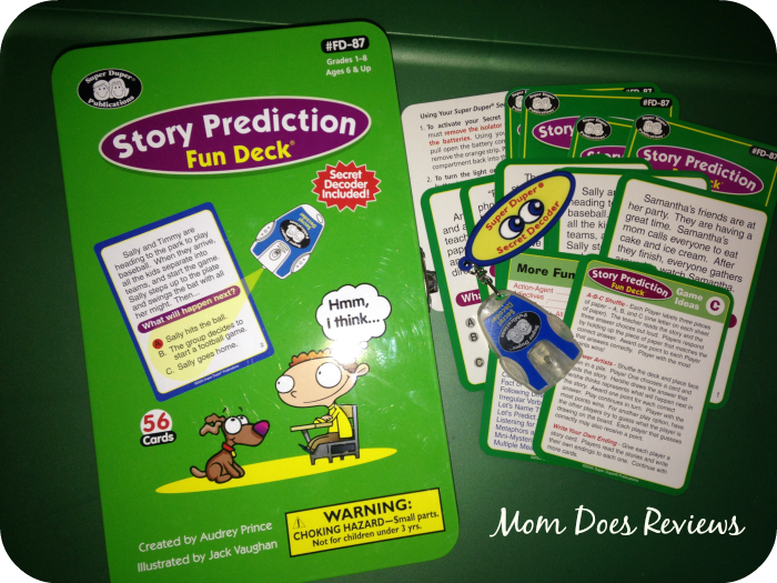 Story Prediction Fun Deck Cards Secret Decoder for sale online Super Duper Publications Fd87