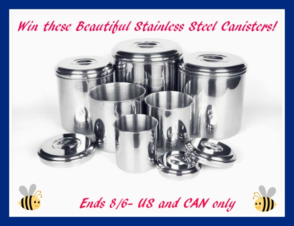 ss canisters button
