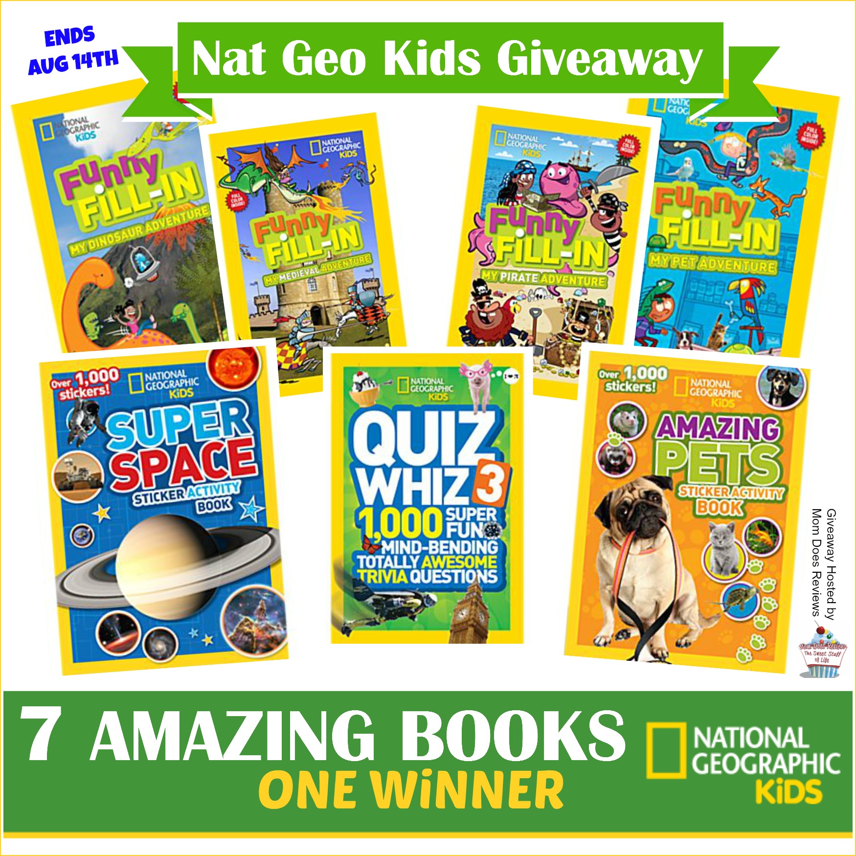 Win a National Geographic Kids Book Collection from Mom Does Reviews | #MomDoesReviews