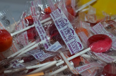 lollipops close up