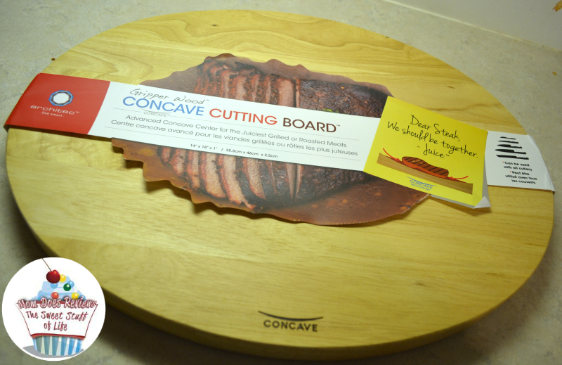 Concave Cutting Board by Architec Housewares #Review #ChristmasMDR14 | Mom Does Reviews