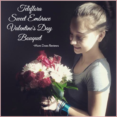 Teleflora Sweet Embrace Bouquet #ValentinesDayFlowers #MomDoesReviews