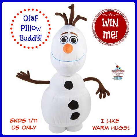 frozen olaf pillow buddy giveaway