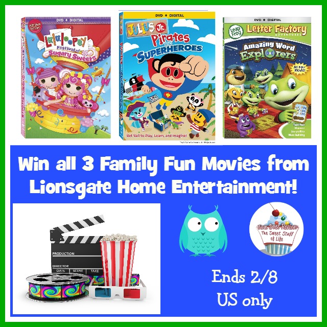 lionsgate family movies giveaway