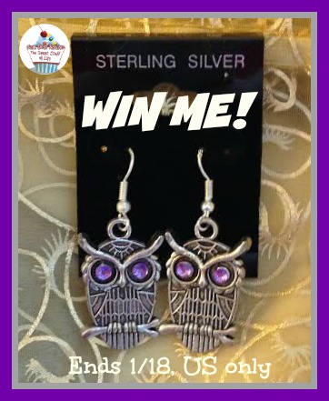 Win these Sterling Silver Owl Earrings