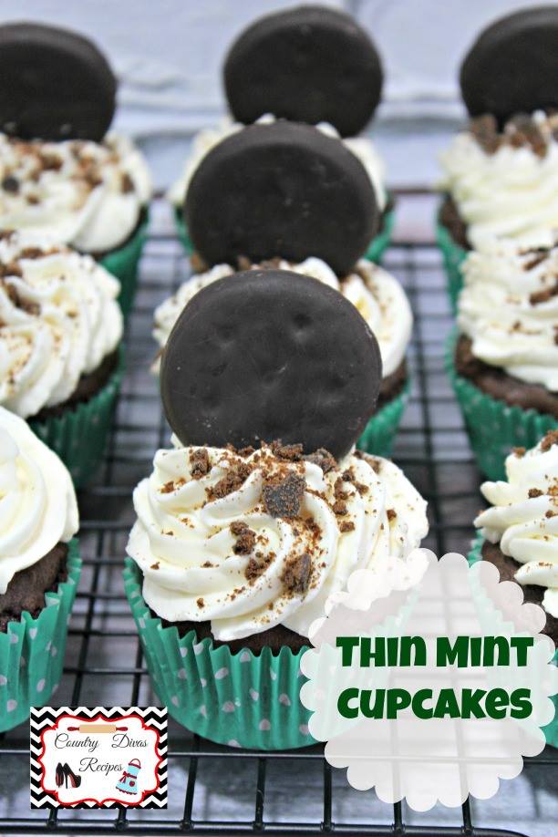 thin mint cupcakes