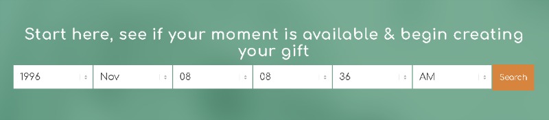 Own a Moment in Time that is Only Yours