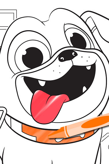 Puppy Dog Pals Coloring