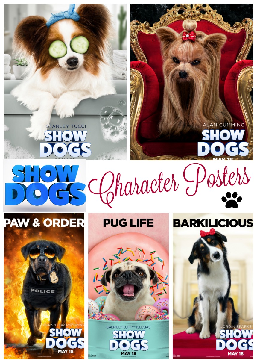 Show Dogs Character Posters Pin #ShowDogsMovie