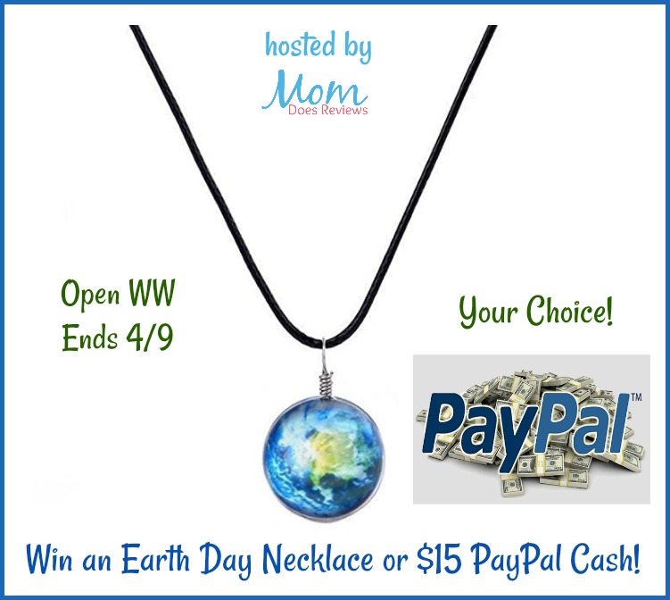 Win Earth Day Necklace or $15 PayPal Cash