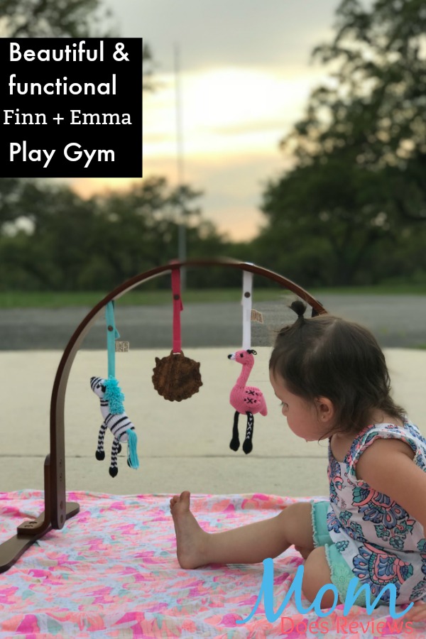 Beautiful and functional Wooden Finn + Emma Play Gym