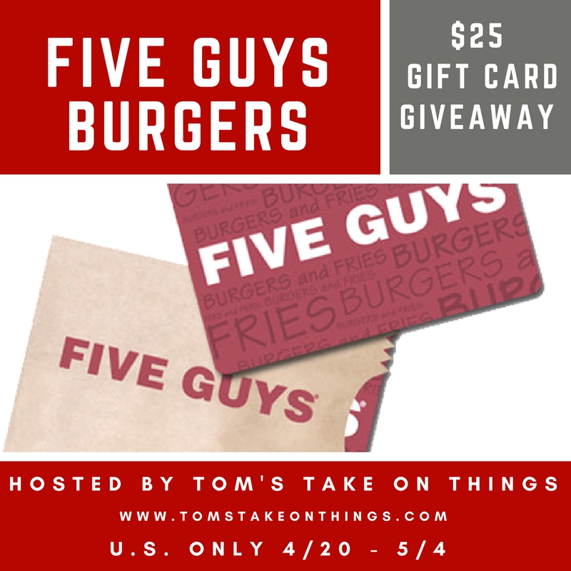 Win $25 Five Guys Burger