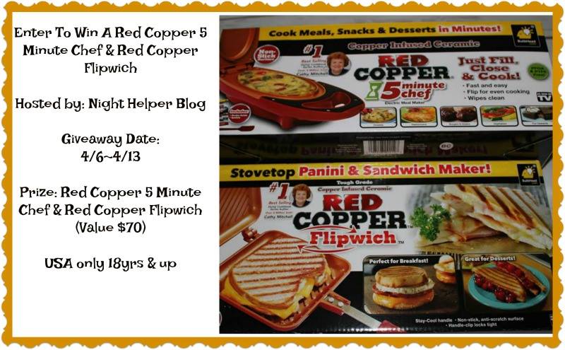 Win a Red Copper Chef & Red Copper Flipwich (value $70.00)