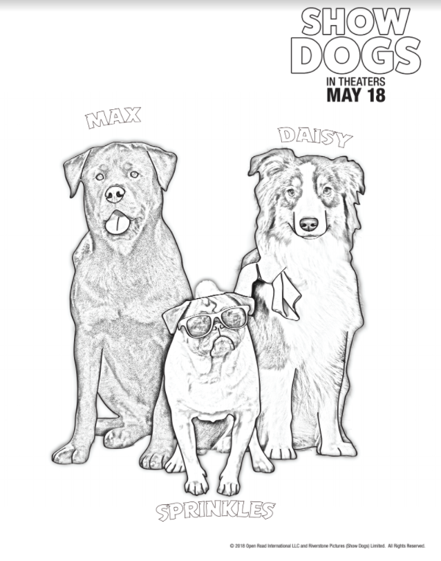 Show Dogs Coloring Pages 