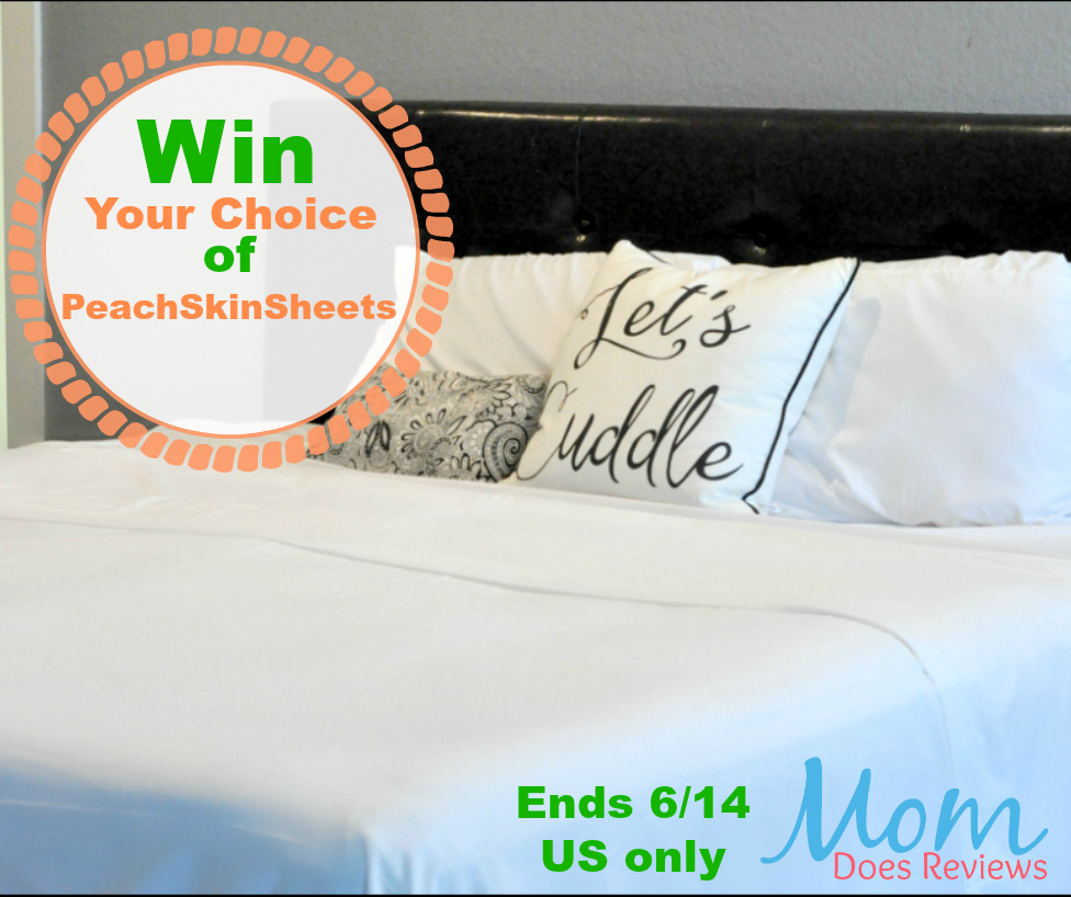 win your choice of peachskinsheets