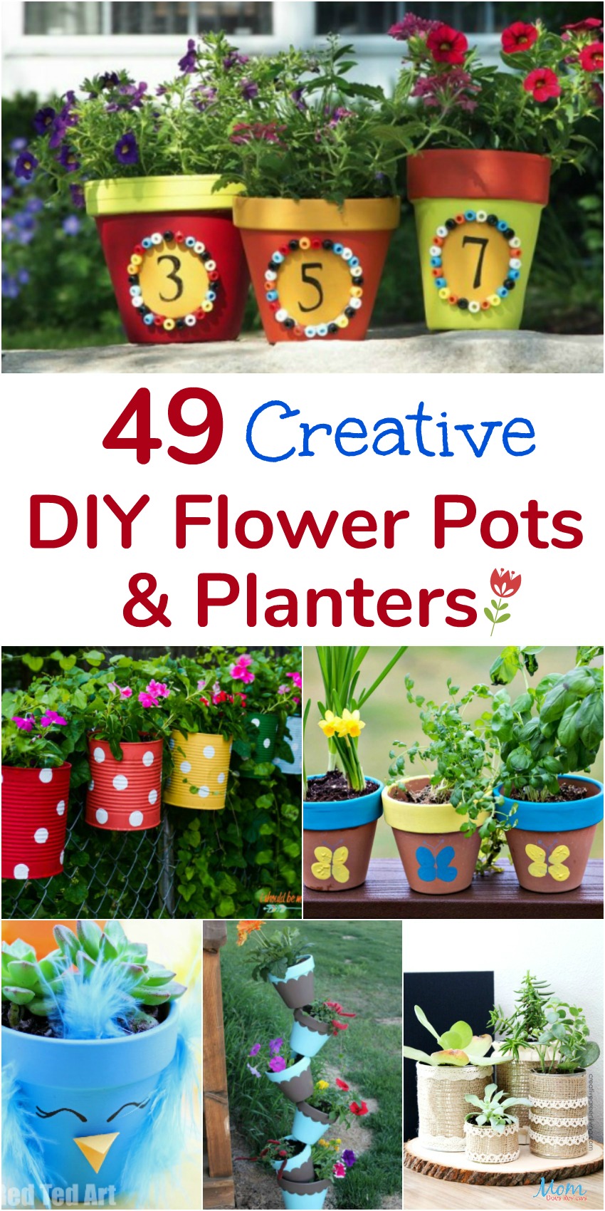 49 Creative DIY Flower Pots and Planters that are Fun and Unique