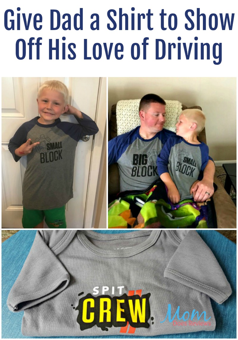Give Dad a Shirt to Show Off His Love of Driving