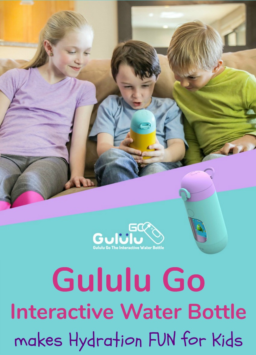 Gululu Go Interactive Water Bottle makes Hydration FUN for Kids