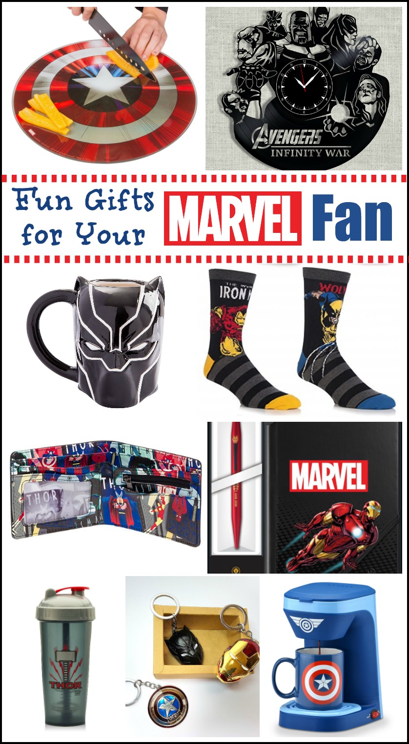 Fun Gifts for your Marvel Fan #marvel 