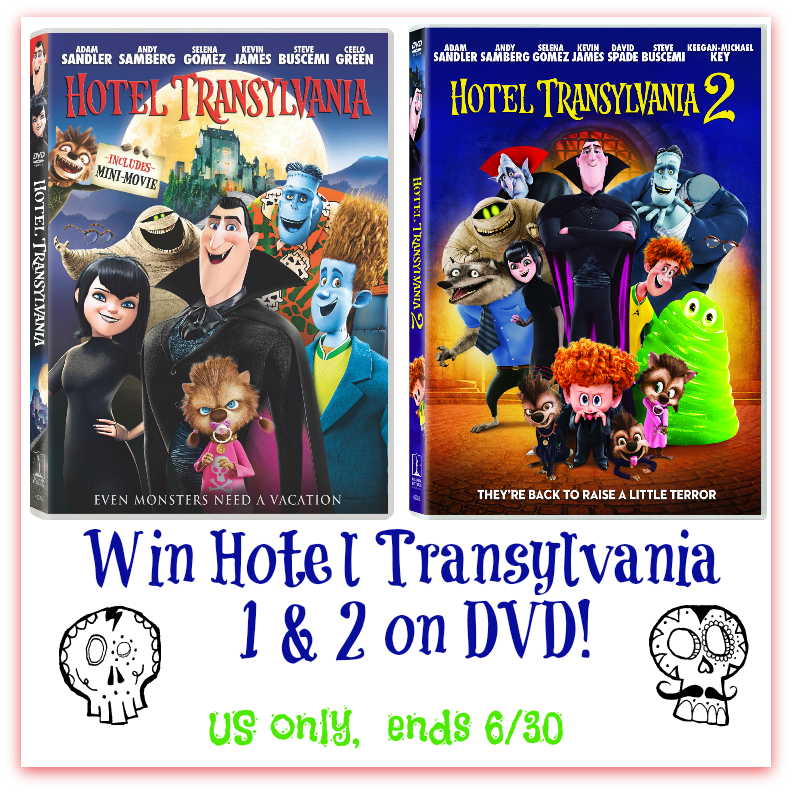 Win Hotel Transylvania 1 and 2 on DVD