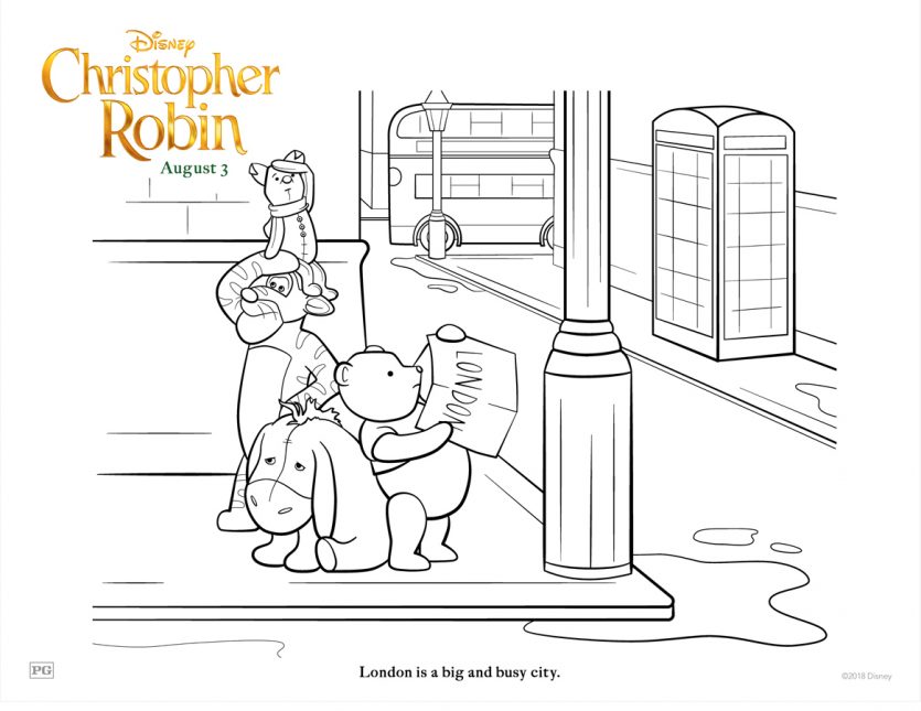 #ChristopherRobin Free Coloring Pages!