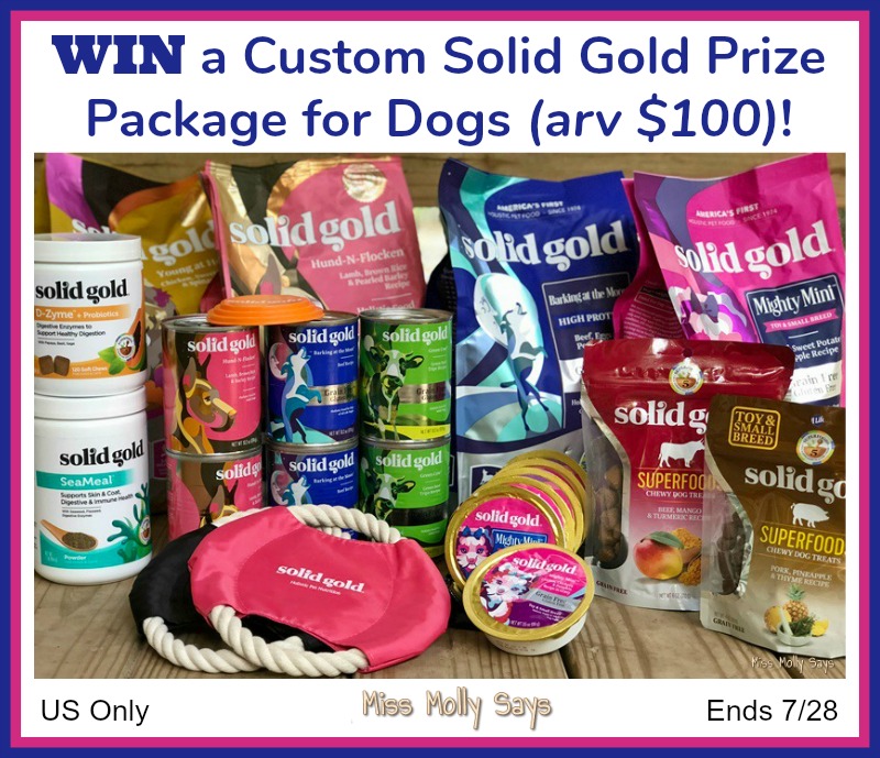 Custom Solid Gold Prize Package for Dogs (arv $100)