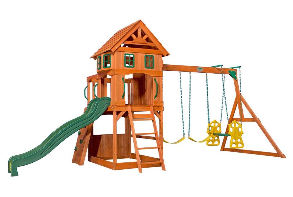 Win Your Very Own Backyard Discovery Atlantis Wooden Swing Set!
