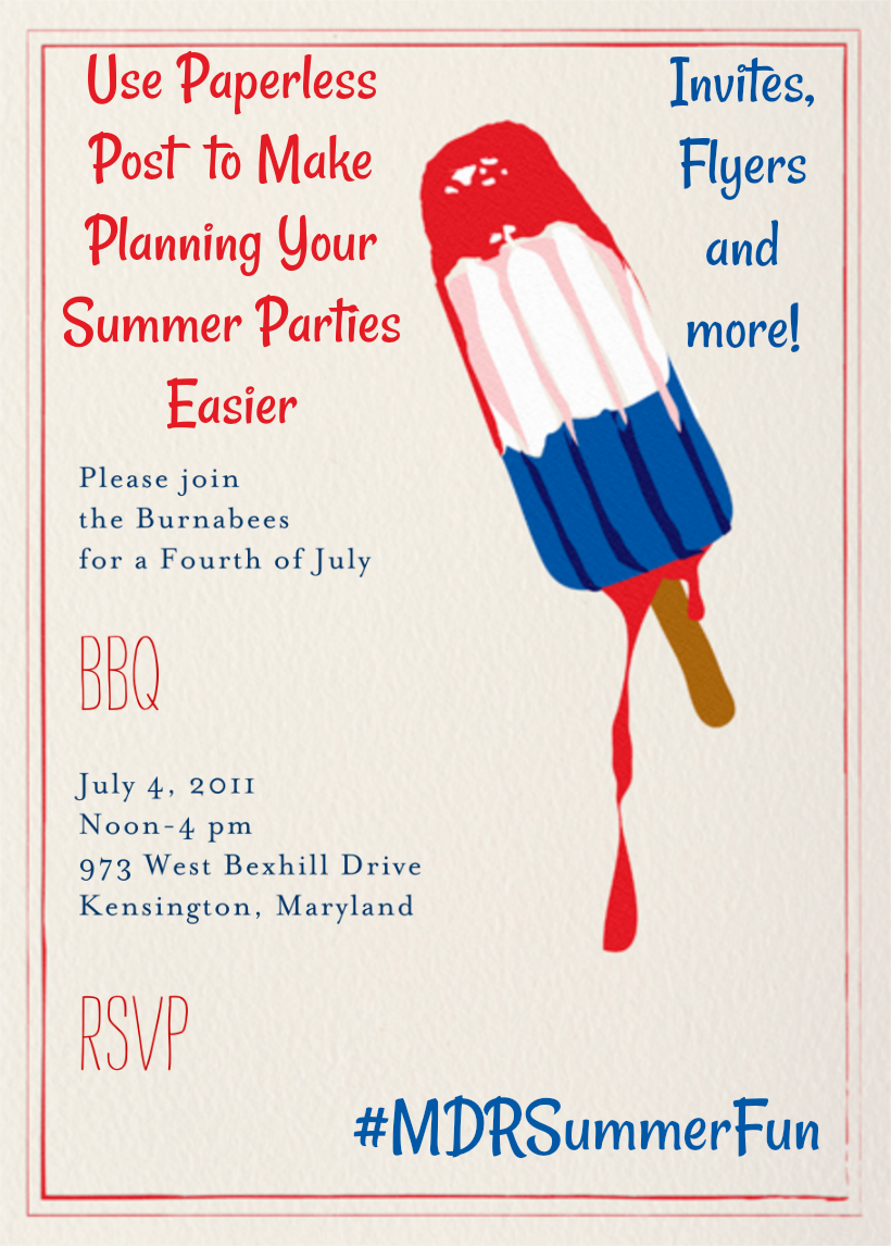 Paperless Post makes Summer Party Planning Easier #review #invites