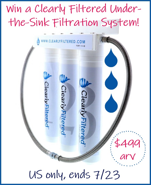 #Win a Clearly Filtered 3-Stage Under-the-Sink Filter System