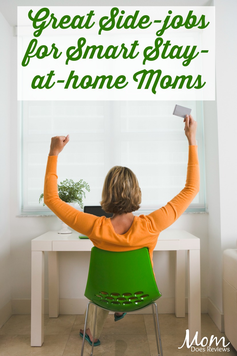Great Side-jobs for Smart Stay-at-home Moms #sahm #jobs #workfromhome #finances