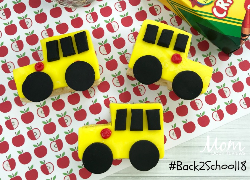 School Bus Rice Krispie Treats #Back2School18