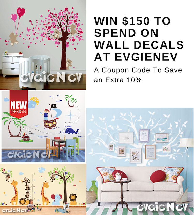 Win $150 To Spend On Wall Decals At EvgieNev