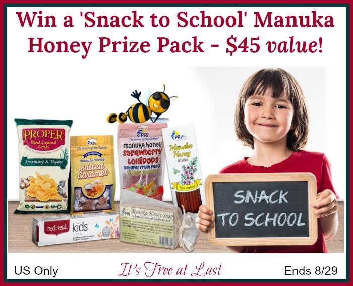 Win Manuka BTS prize pack #SnackToSchool #ShopPRI #ManukaHealth