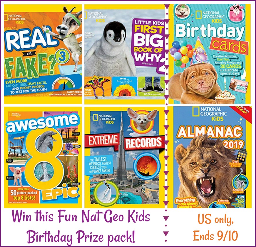 #Win a Birthday Gift Prize Pack Giveaway from National Geographic