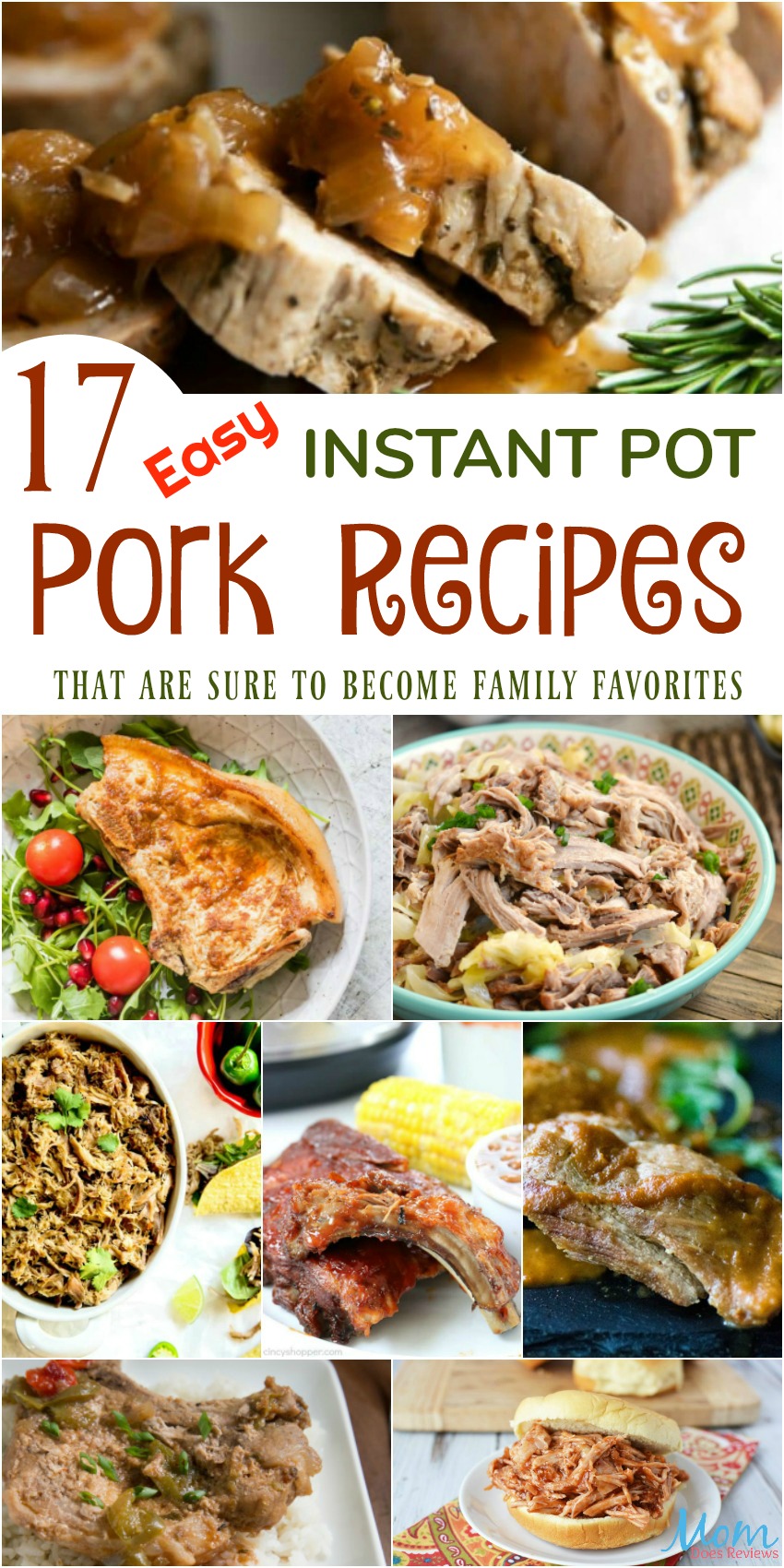 17 Easy Instant Pot Pork Recipes that are Sure to Become Family Favorites