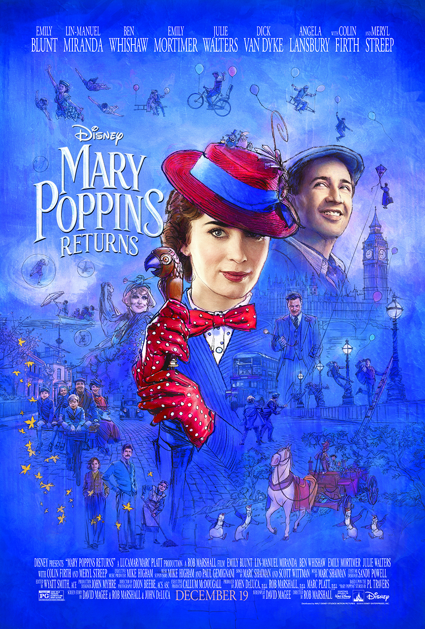 MARY POPPINS RETURNS - New Trailer & Poster Now Available #MaryPoppinsReturns