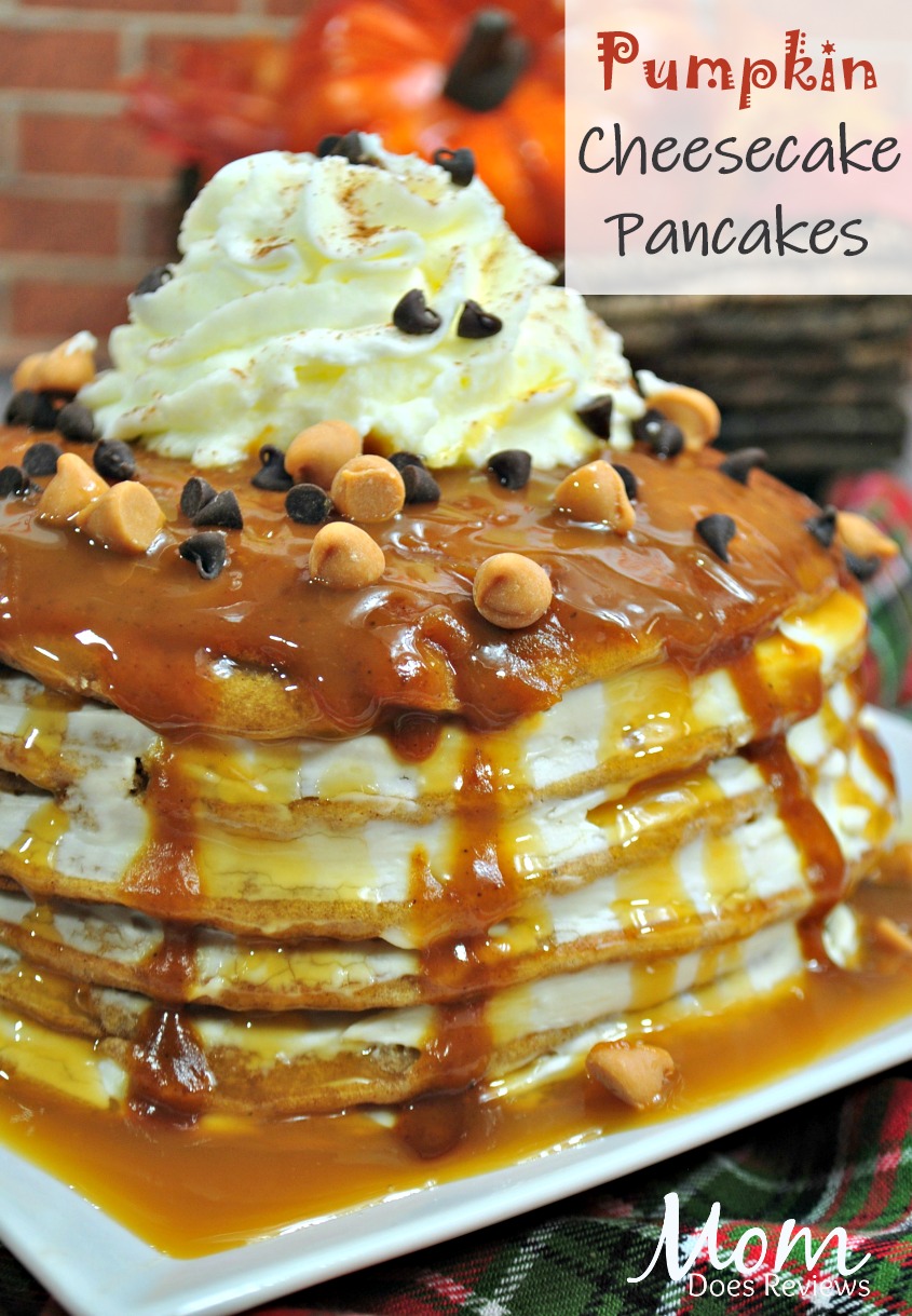 Pumpkin Cheesecake Pancakes- Perfect for Sunday Brunch