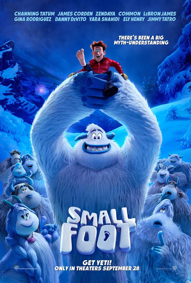 Don't miss Smallfoot – In Theaters September 28! #SmallFoot