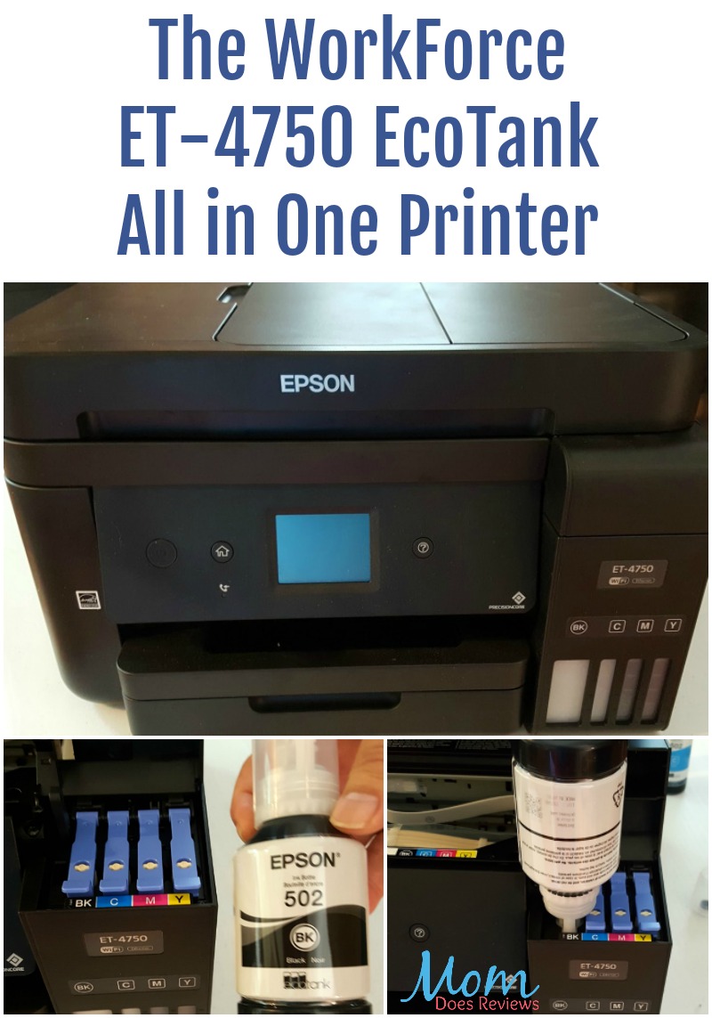 The WorkForce ET-4750 EcoTank All in One Printer