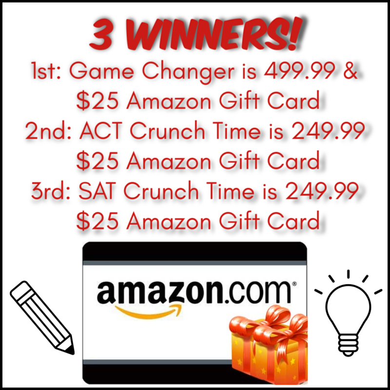 3 Winners $25 Amazon GC and more from Winward academy