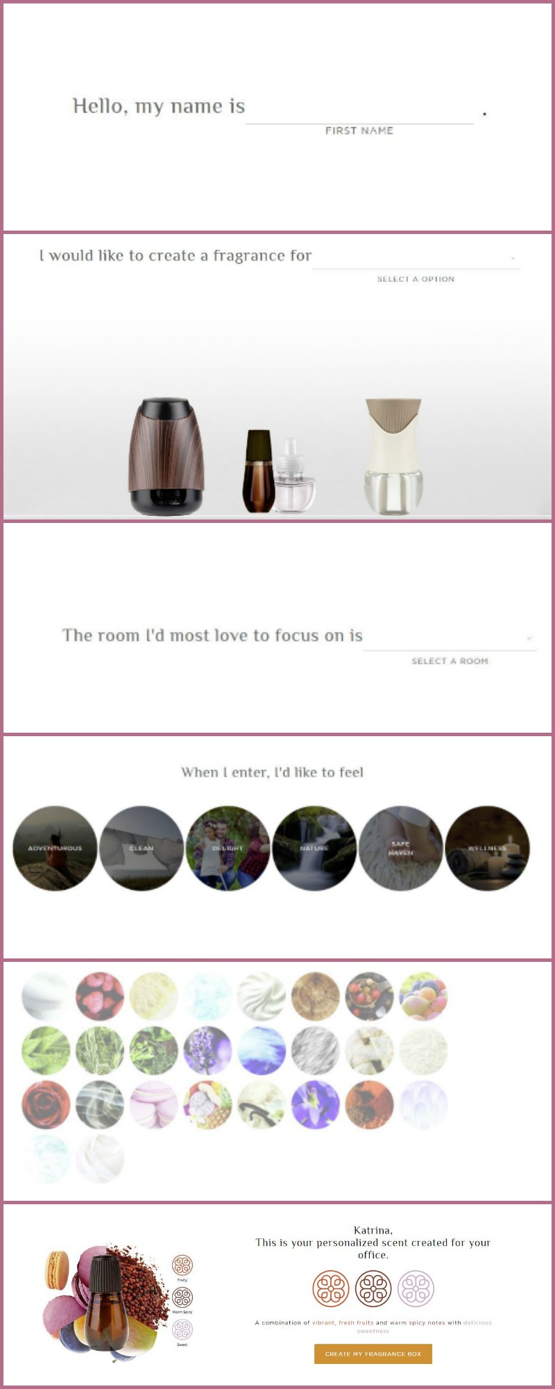 Create a Signature Scent with Dimensions Home Fragrance