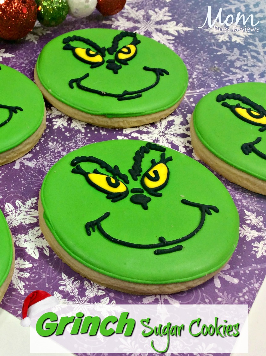 Grinch Sugar Cookies #TheGrinch