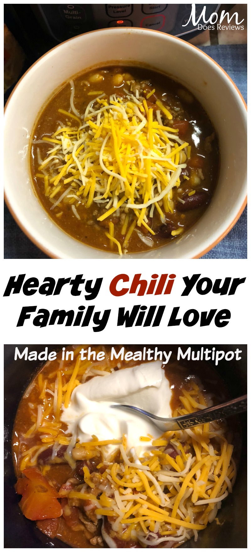 Make Chili in the Mealth MultiPot #mealthyMoms