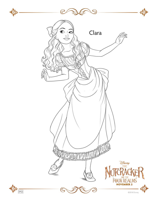 THE NUTCRACKER AND THE FOUR REALMS - Coloring Pages, Activity Sheets and MORE! #printables #DisneysNutcracker
