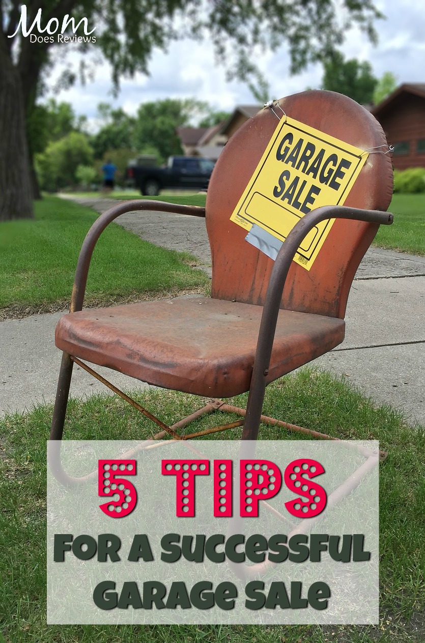 5 Tips for a Successful Garage Sale #sale #homeandliving #garagesale