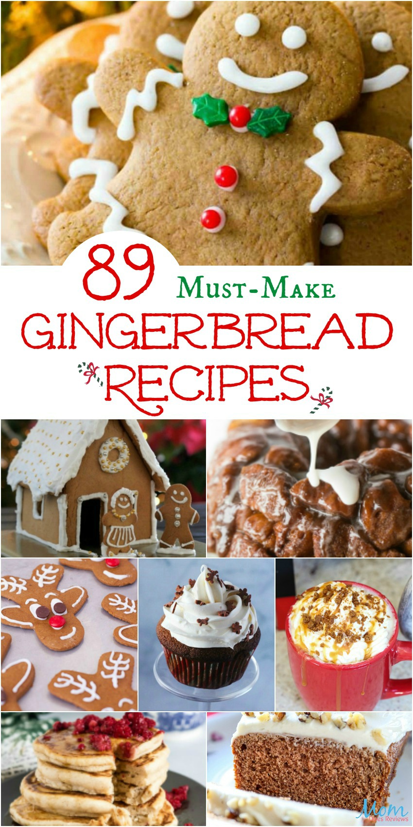 89 Must-Make Gingerbread Recipes Your Family Will Love #recipes #food #desserts #christmas #getinmybelly 