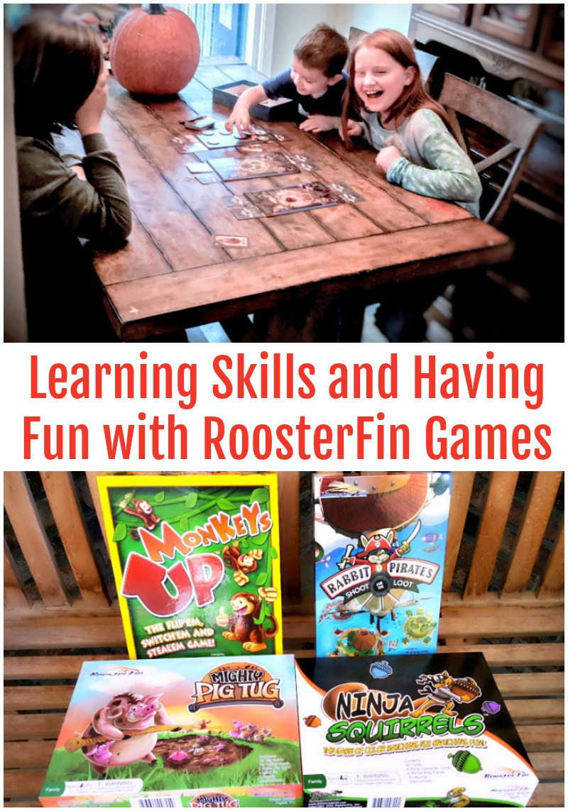 Learning Skills and Having Fun with RoosterFin Games