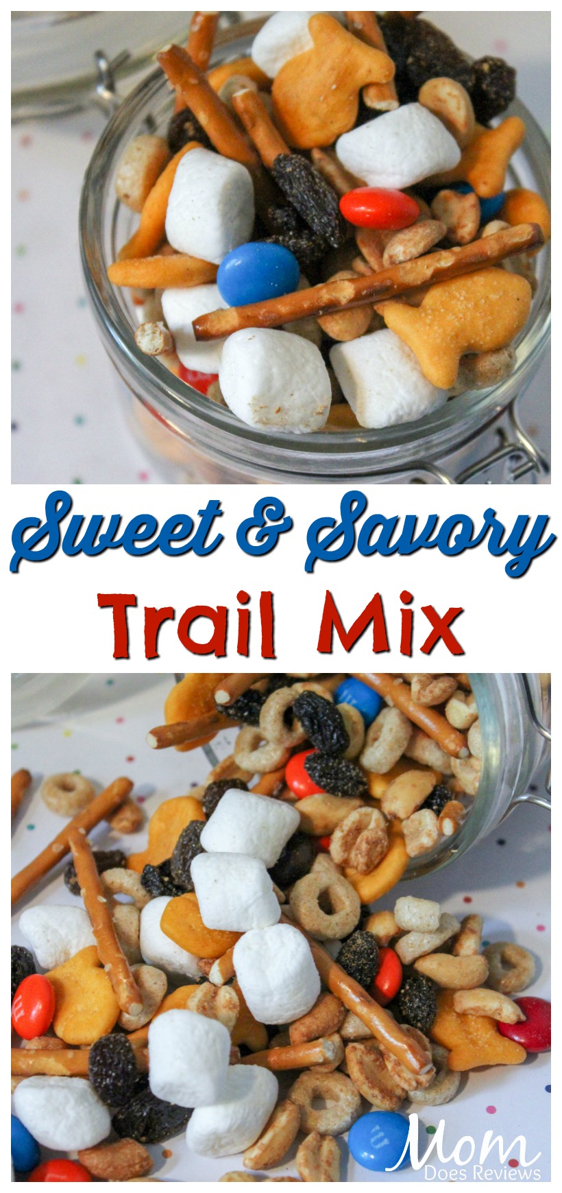 Sweet and Savory Trail Mix #recipe #diy #snacks #foodie