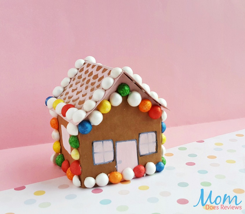 Cardstock Gingerbread House Craft