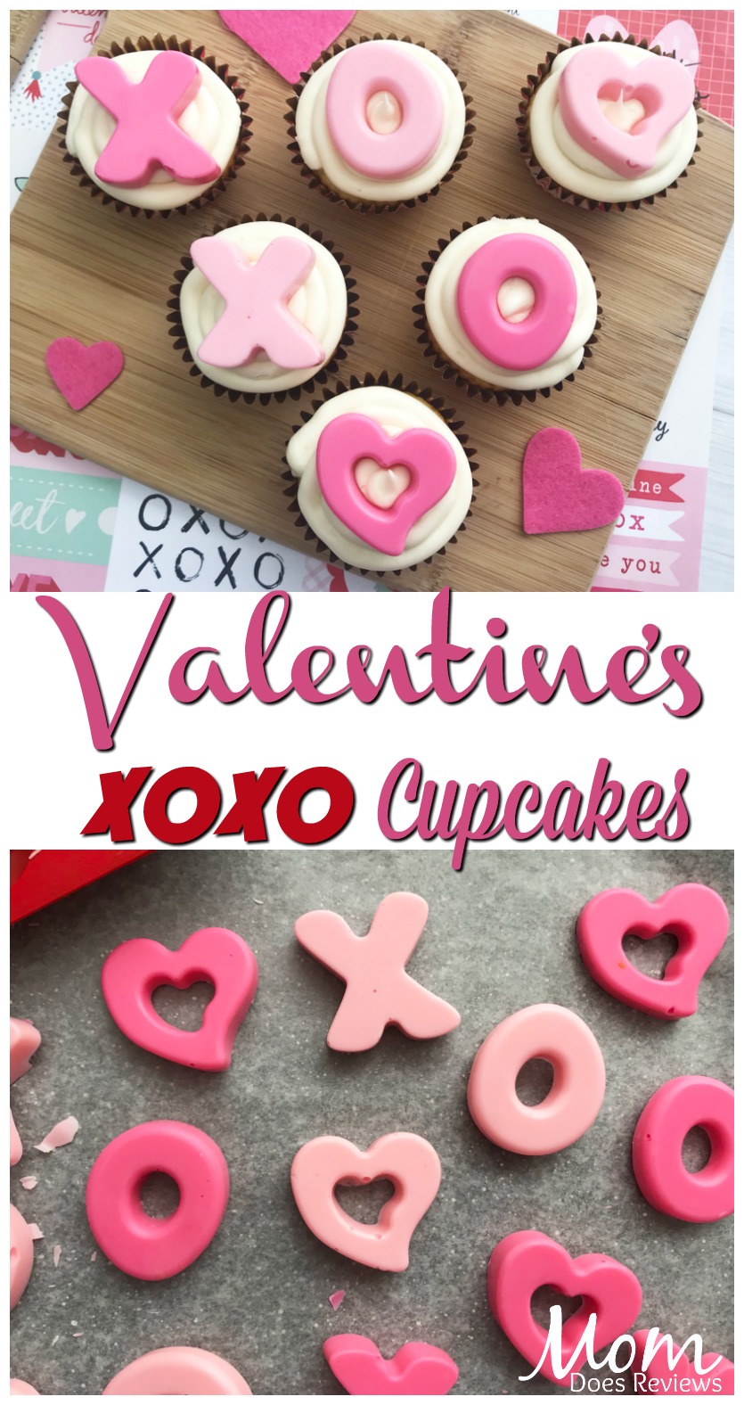 Valentine Hugs and Kisses Cupcakes #sweets #recipes #valentinesday #hugs #love 